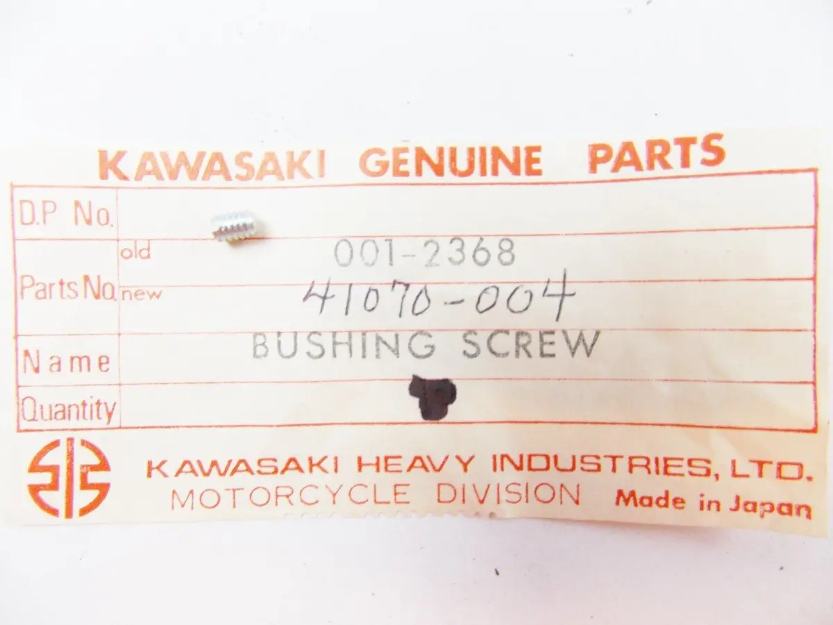Nos Kawasaki 1968-1975 Brushing Net Screw F3 F4 F6 F9 F11   41070-004 1