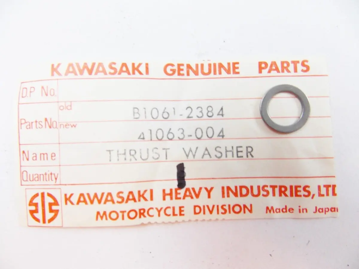 Nos Kawasaki 1968 1969 1970  Thrust Washer F3 F4   41063-004 1