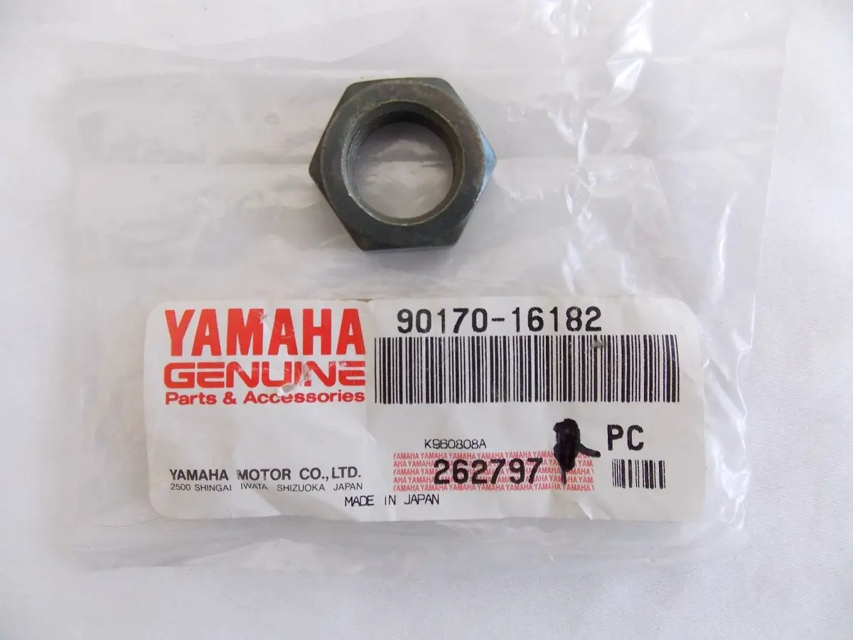 Nos Yamaha 1967-1999 Lock Nut Tt500 Sr500 Pz480 Ym2 Tz250 Vk540  90170-16182 1