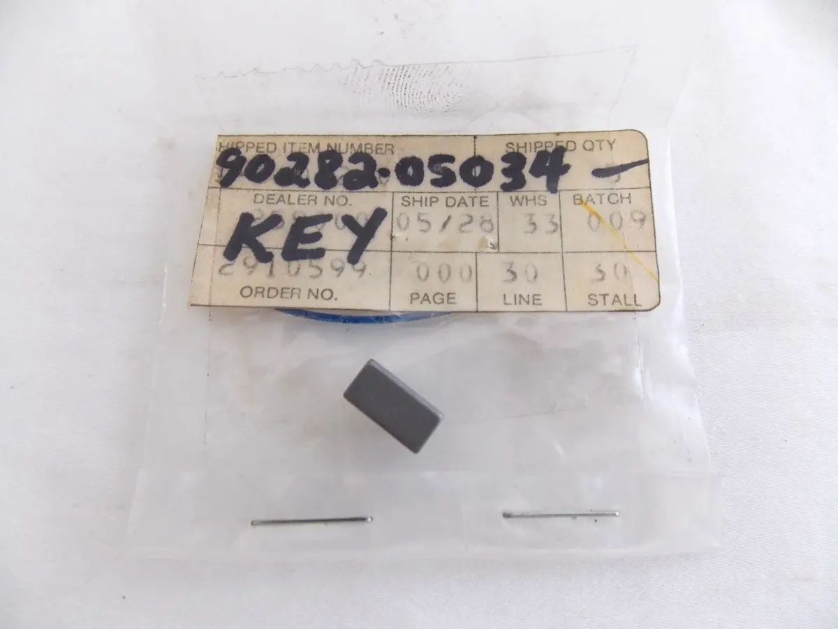 Nos Yamaha Aftermarket 1979-2013 Straight Key (3) Yt60 Yf60 Yfm350  90282-05034 1