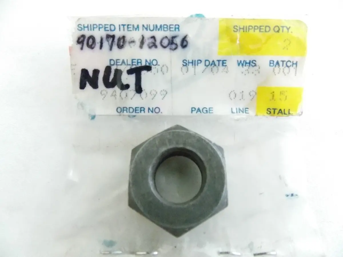 Nos Yamaha Aftermarket 1963 1964 1965 1966 Hexagon Nut Yg1 Yj1/2   90170-12056 1