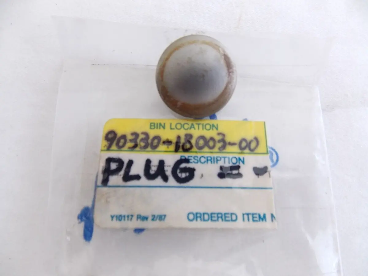 Nos Yamaha Aftermarket 1967-1971 Expansion Plug Yr1/2 R3 Tr2  90330-18003-00 1