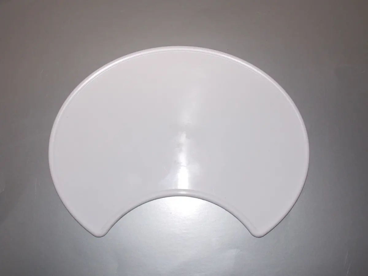 Vintage Enduro Front Plastic Number Plate White Cut For Light Husqvarna Penton 1