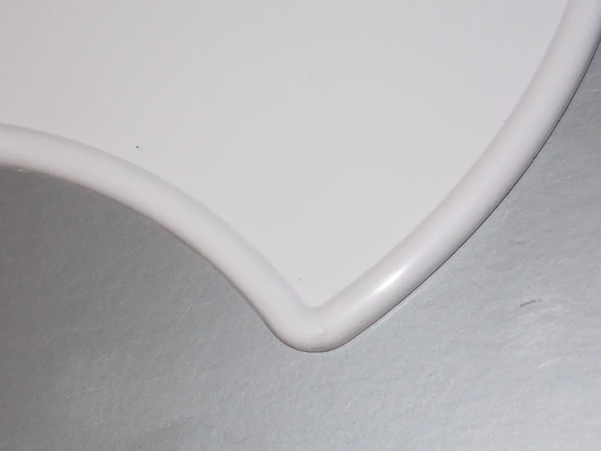 Vintage Enduro Front Plastic Number Plate White Cut For Light Husqvarna Penton 2