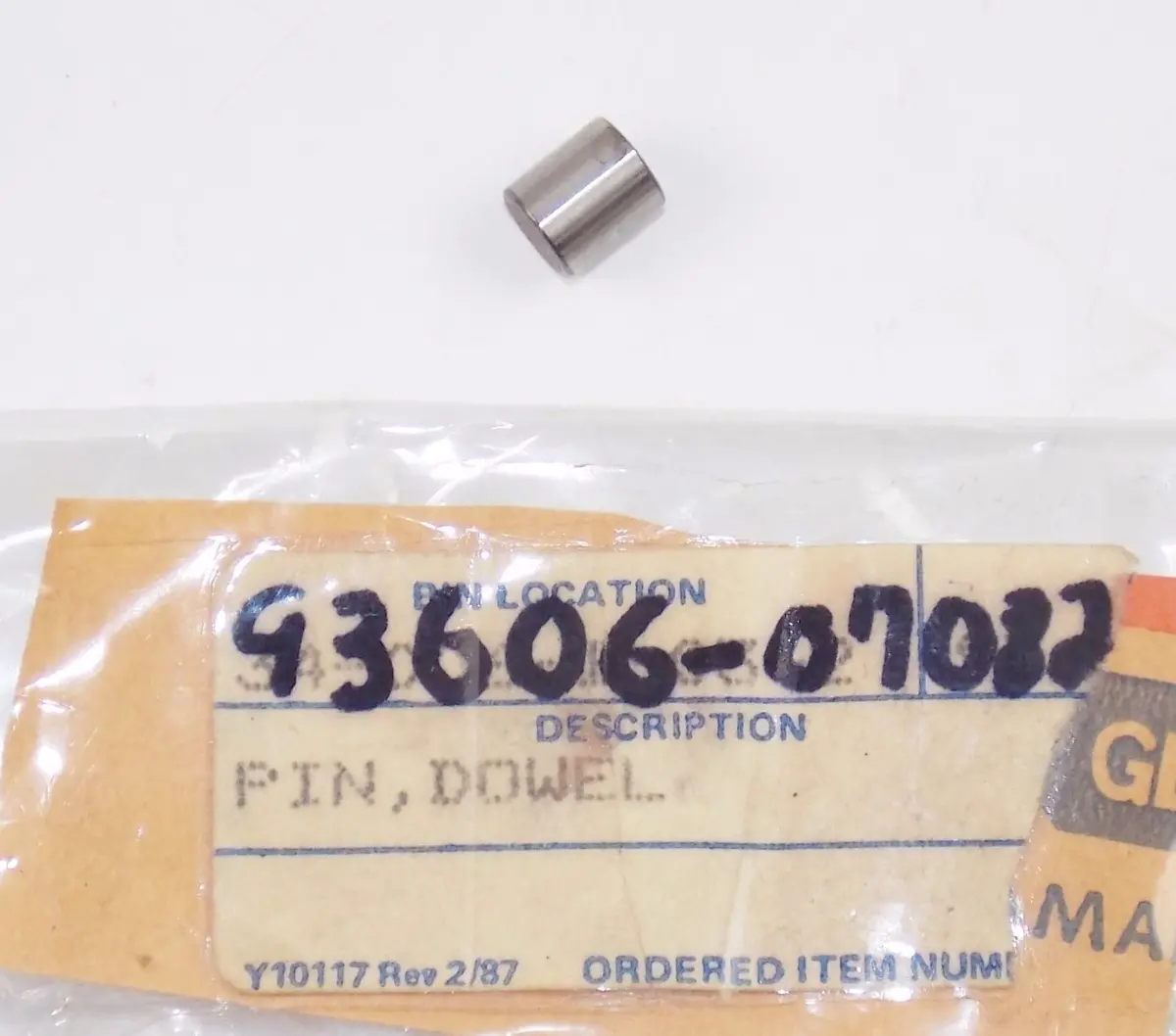 Nos Yamaha 1964-2009 Xs1100e Xs1100h V Star 1100 Pin Dowel 93606-07082 1