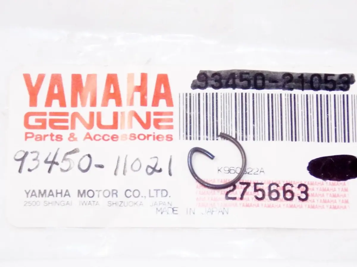 Nos Yamaha 1979-2015 Yt60l W50h Mj50j Razz-Sh50n Circlip Inner Qty2 93450-11021 1