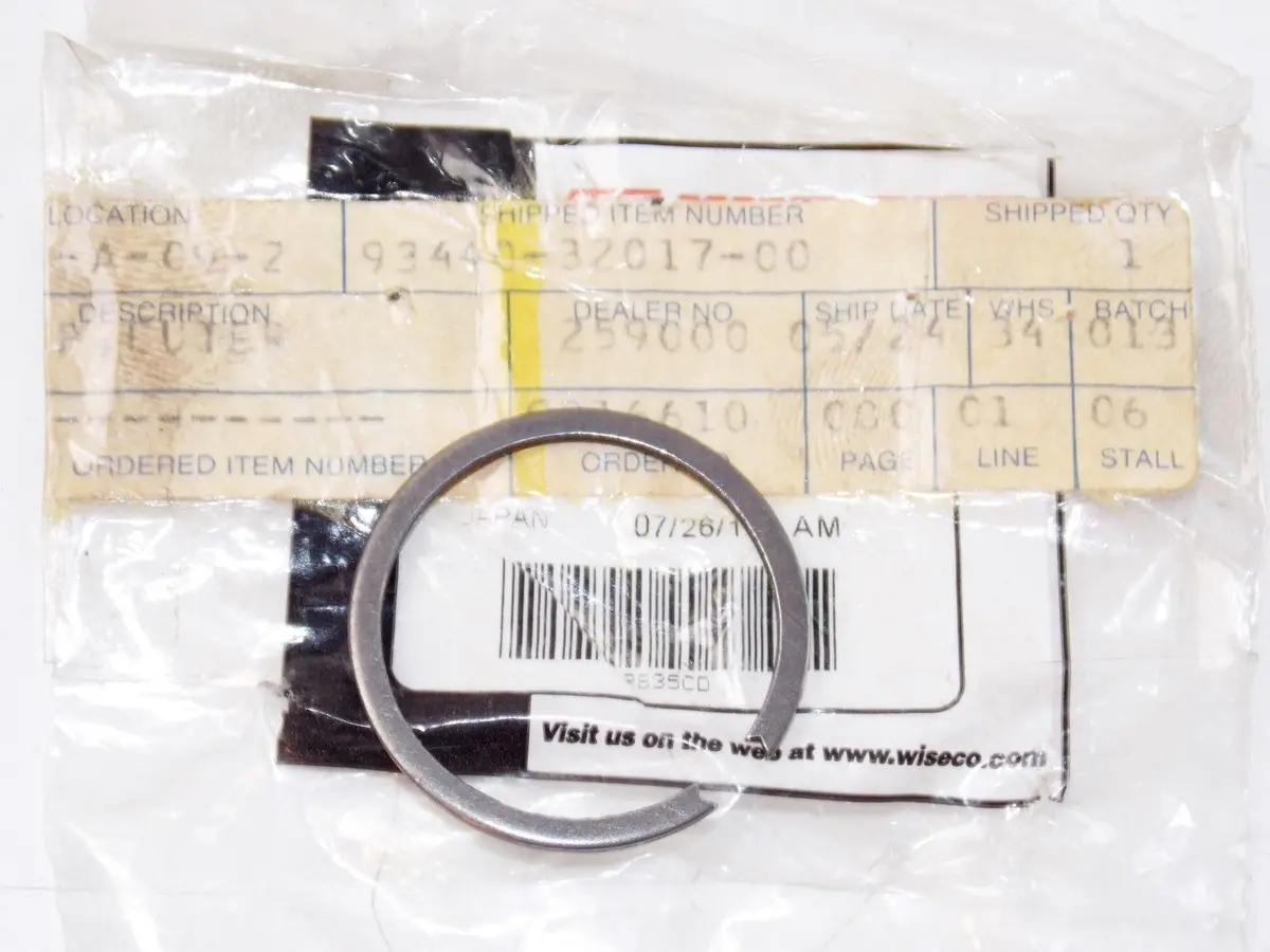 Nos Yamaha 1971 1972 1979 1980 Jt1 Jt2 It250f It250g Circlip Outer 93440-32017 1