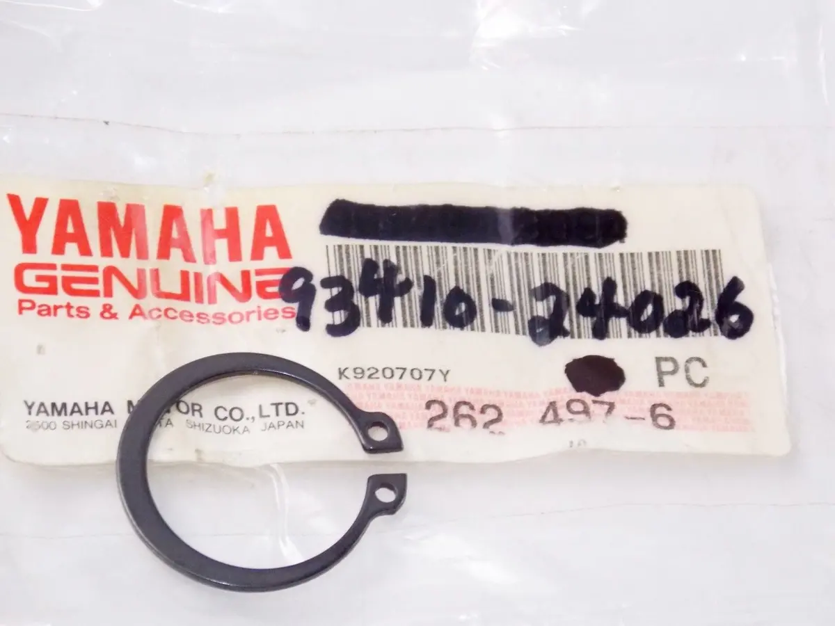 Nos Yamaha Transmission Circlip S-Type 93410-24026 1