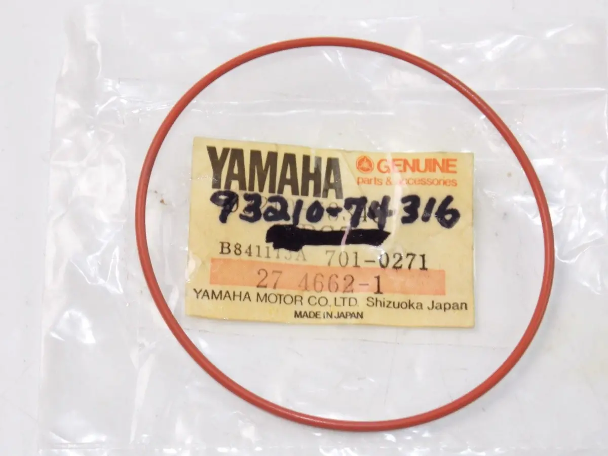 Nos Yamaha 1977-2015 Xs400d V Star Yz250 Virago Xs400 Xs400f O-Ring 93210-74316 1