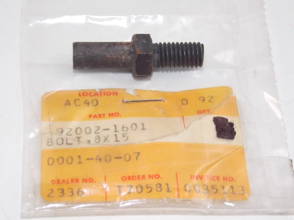 Nos Kawasaki 1987-2016 Bolt 8X15 Kx85/80 Kdx200 Kxf250 Klf400  92002-1601 1