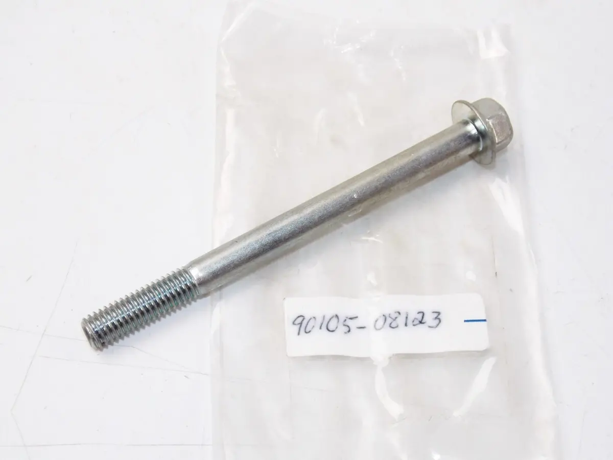Nos Yamaha 1980-1987 Yt125g Yt125j Tri-Moto Frame Bolt Flange 90105-08123 1