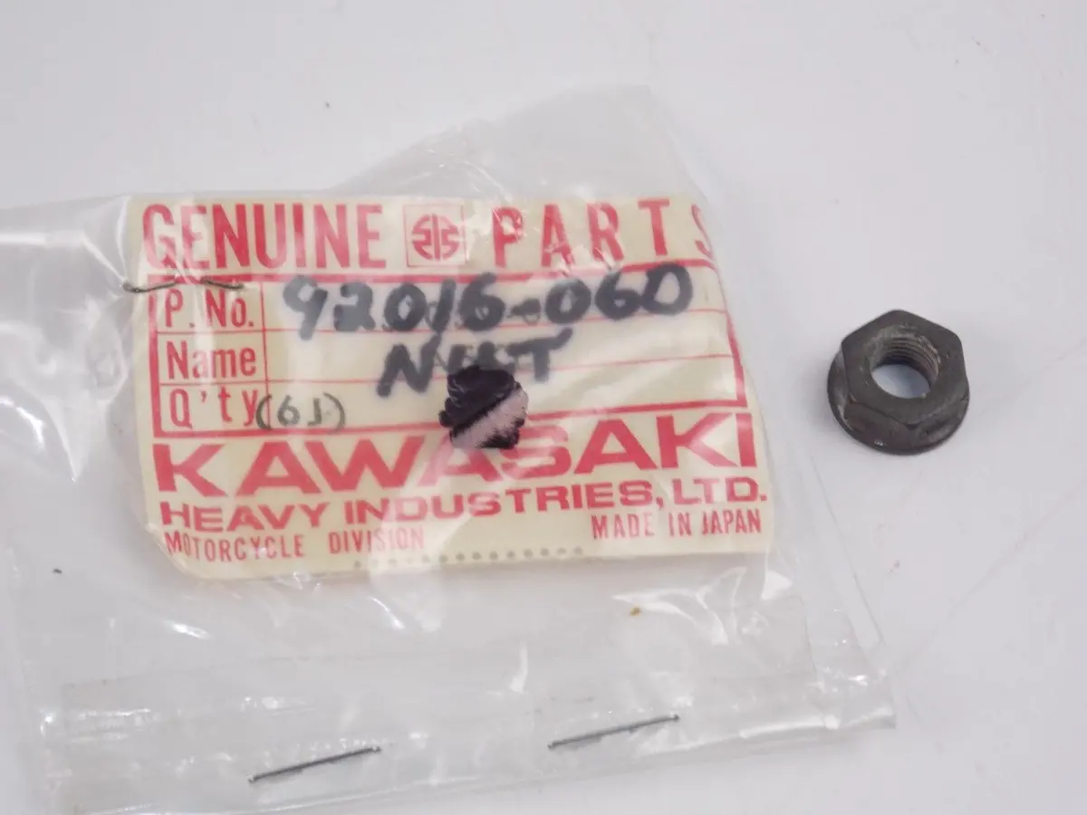 Nos Kawasaki 1977-1993 Connecting Rod Nut (2) Zx550 Zr550 Kz400/550  92016-060 1