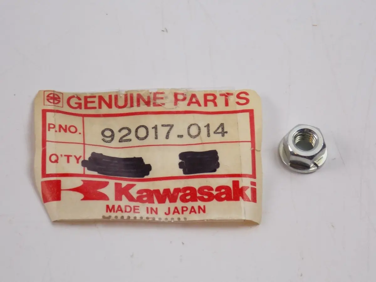 Nos Kawasaki 1979-2004 Lock Nut 6Mm (2)  Kh125 Kz650 Km100 Kdx80  92017-014 1