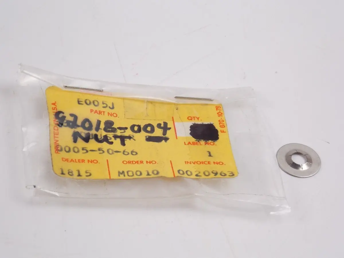Nos Kawasaki 1969-2006 Lock Nut 5Mm Zg1000 Zx750 Zh1300 Kv100 Kz400 92018-004 1
