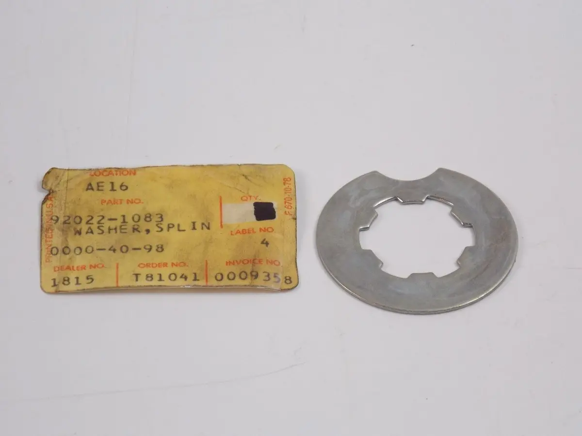 Nos Kawasaki 1978-1983 Splined Washer Kz400 Kz440  92022-1083 1