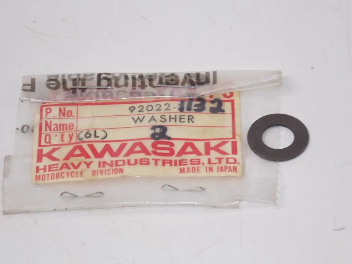 Nos Kawasaki 1988-2004 Washer Kl250 Zg1000 Jf650 Zr750 Vn1800  92022-1132 1
