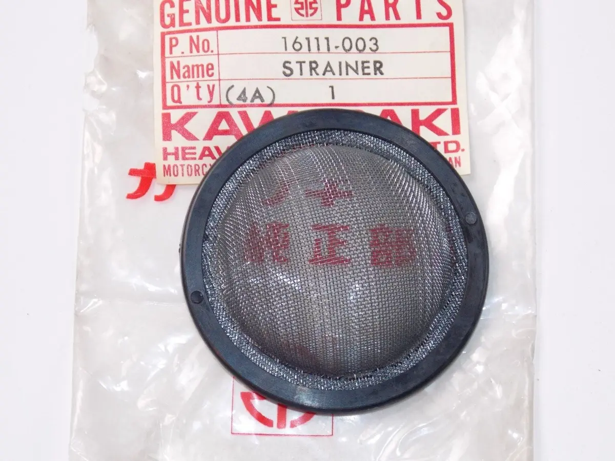 Nos Kawasaki 1974-2012 Oil Strainer Kz400 Ex250 Zx1100 Zg1000 El250 16111-003 1