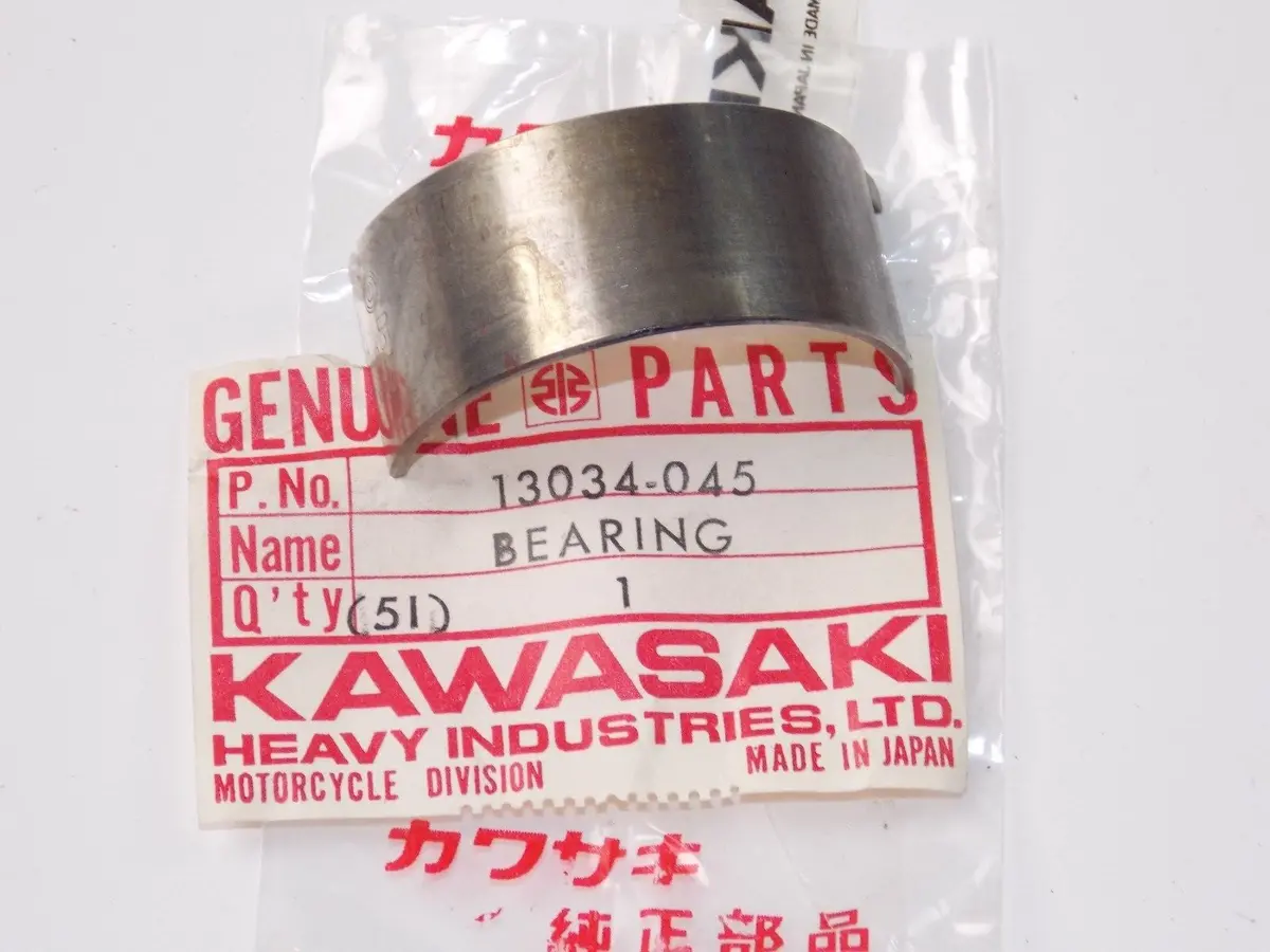 Nos Kawasaki 1976-1984 Metal Connecting Rod Bearing Kz750 13034-045 1