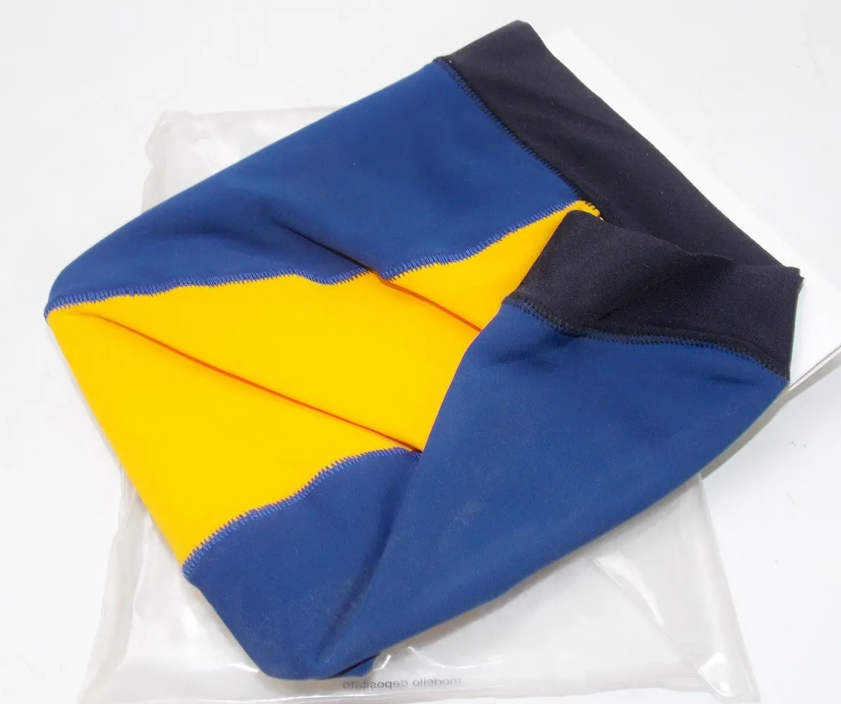 1990'S Blue Yellow Motorcycle Helmet Jet Open Face Cover Skin Ducati Bmw Guzzi 1