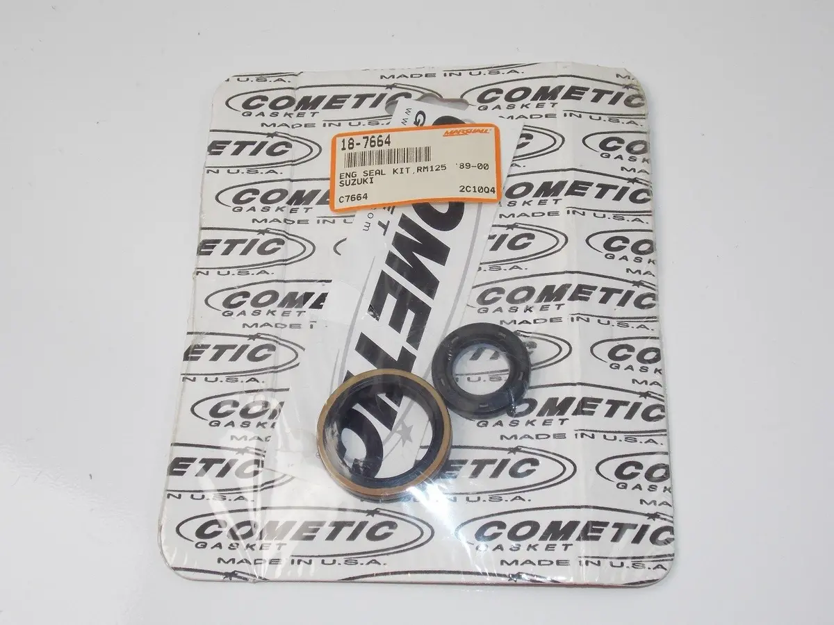 Nos Suzuki 1989-1991 Cometic Engine Crankshaft Oil Seal Kit Rm125 18-7664 1