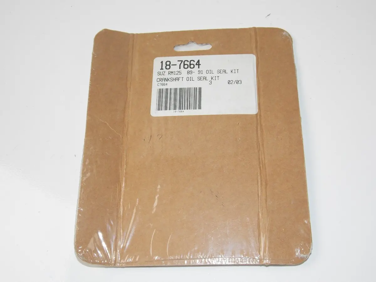 Nos Suzuki 1989-1991 Cometic Engine Crankshaft Oil Seal Kit Rm125 18-7664 2