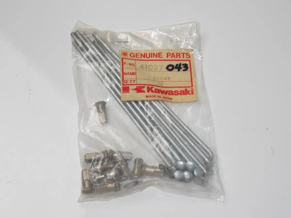 10 Spokes 10 Nipples Rear Inner Wheel Kawasaki 1972 1973 1974 1975 H2 41027-043 1