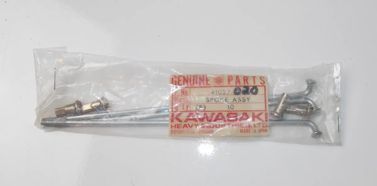3 Spokes 4 Nipples   Inner Wheel Kawasaki 1968 1969 1970 F3  41027-020 1