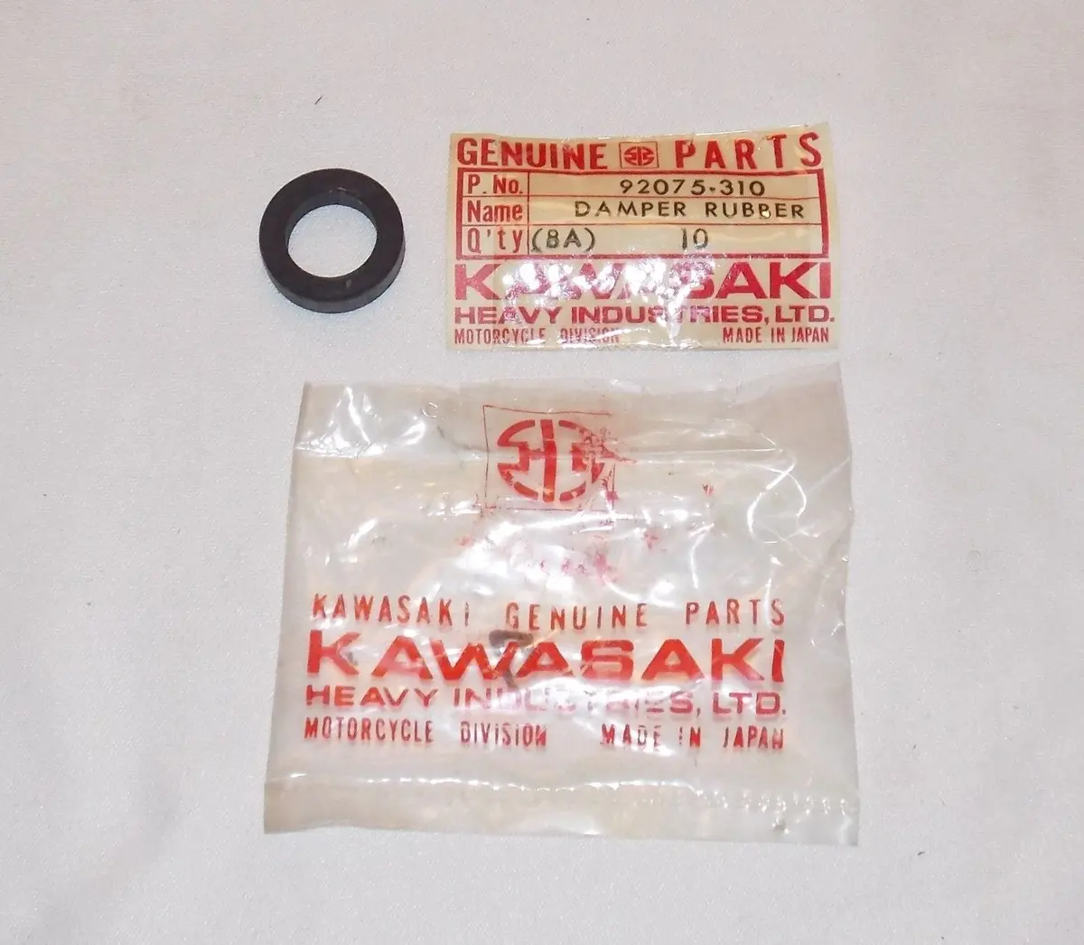 Nos Kawasaki 1977-2000 Signal Damper Ke250 Kl250 Kz1000 Zx1000 92075-310 1