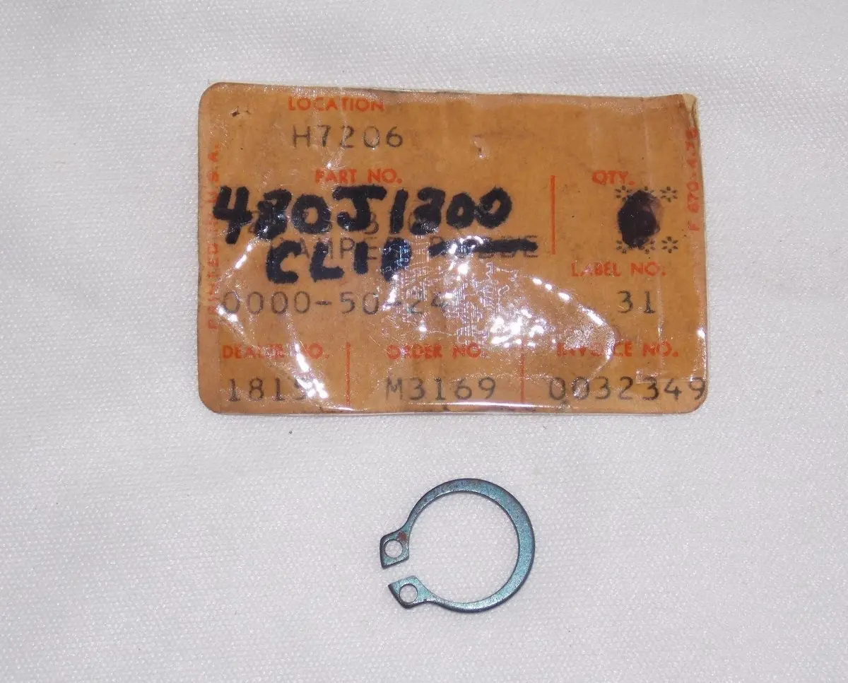 Nos Kawasaki 1974-2014 Circlip Type-C 13Mm Klt200 Ke125 Kx125 Ks125  480J1300 1