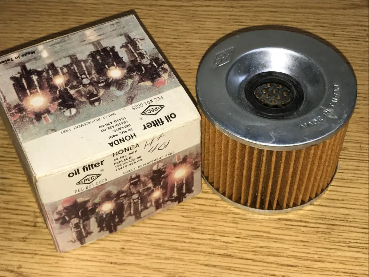 Pec 01-0005 Oil Filter Element Honda Cb 4 Cylinder 15410-422-00 15410-426-00 1