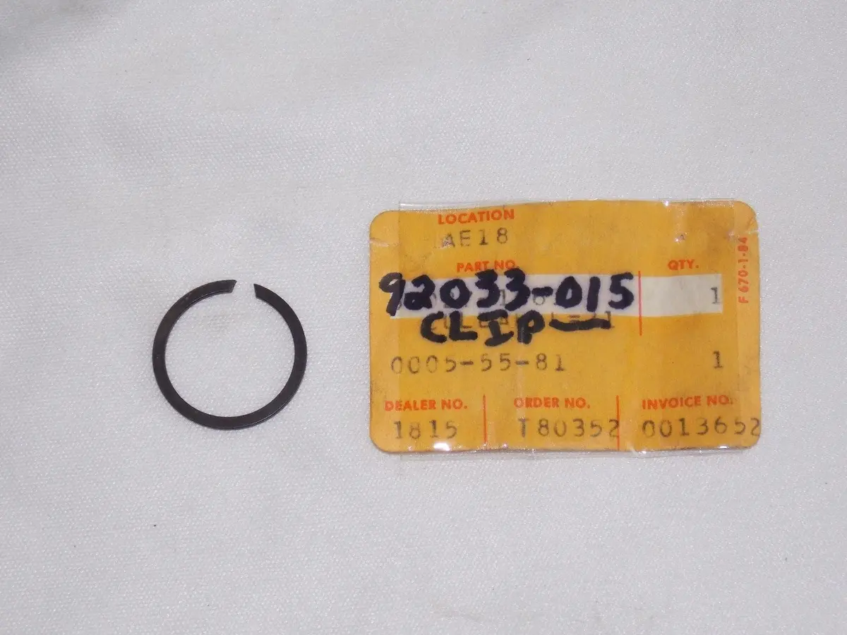 Nos Kawasaki 1969-2015 Circlip 20Mm Kaf400 Ex650 Zr1000 Vn900 Kz650  92033-015 1