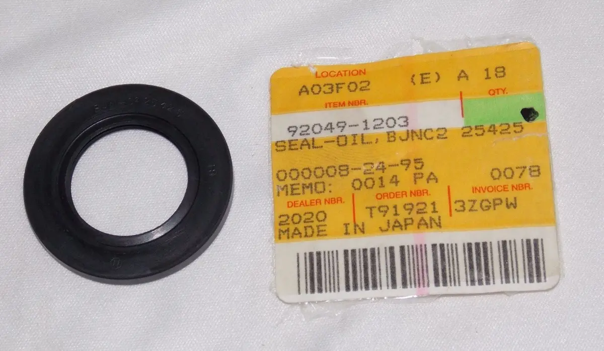 Nos Kawasaki 1985-2014 Wheel Hub Oil Seal Kx125 Klx250 Kdx200 Kmx125 92049-1203 1