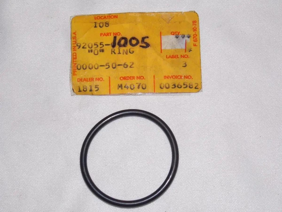 Nos Kawasaki 1978-2004 Valve Adjusting O-Ring Kz400 Klf300 Zl600 92055-1005 1