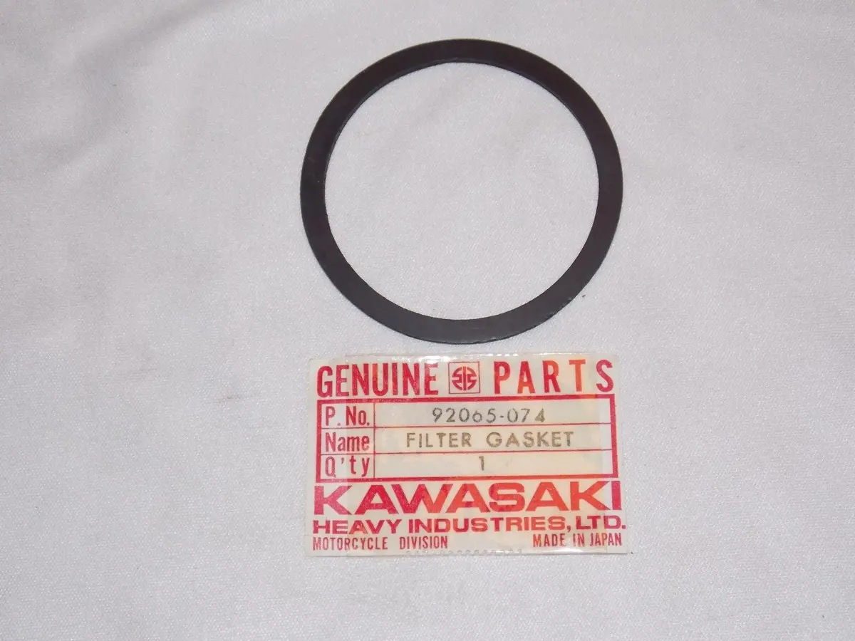 Nos Kawasaki 1971 Air Filter Gasket F8  92065-074 1