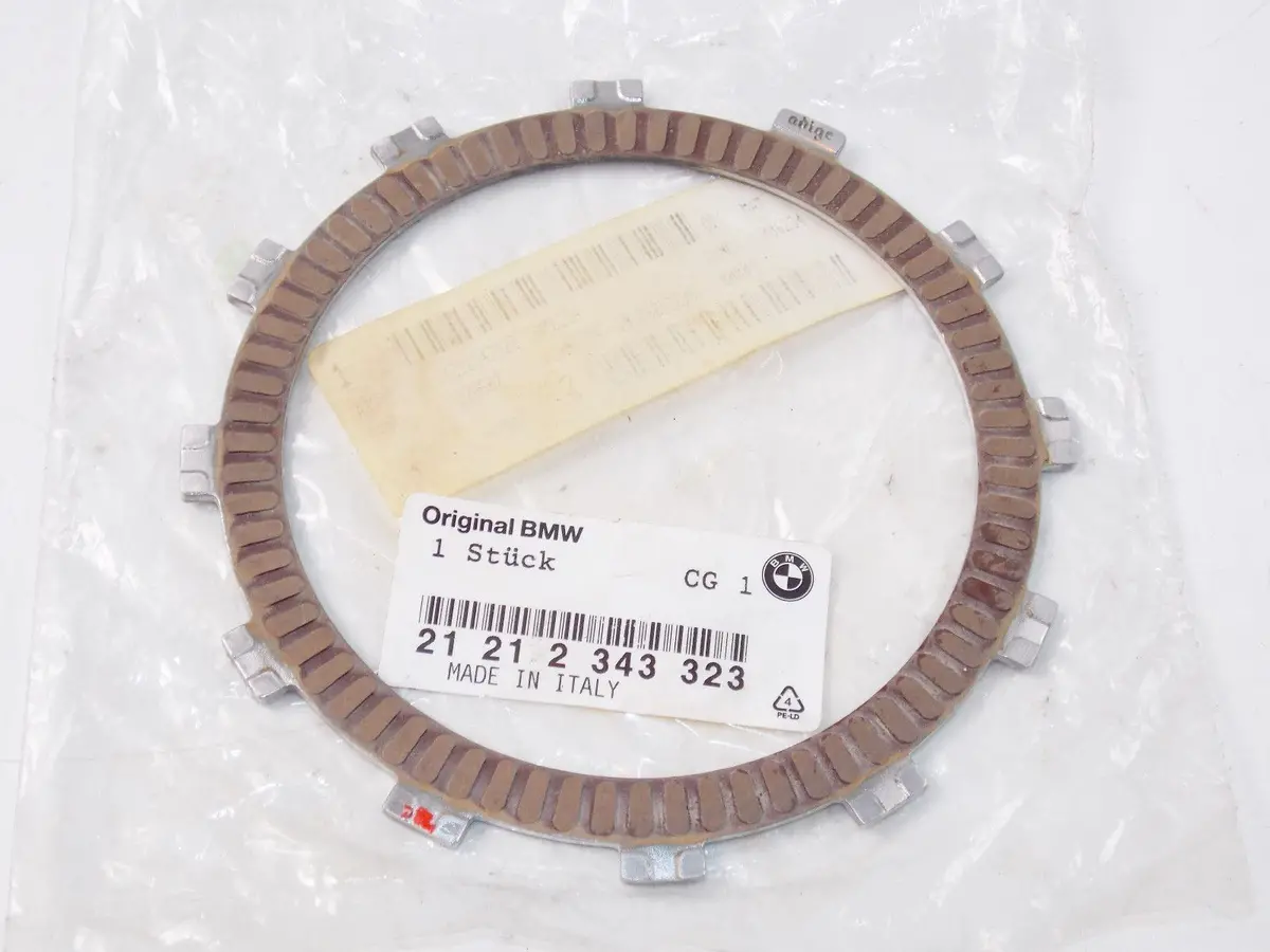 Nos Bmw Motorcycle Motor Fiber Clutch Disc Engine 21212343323 1