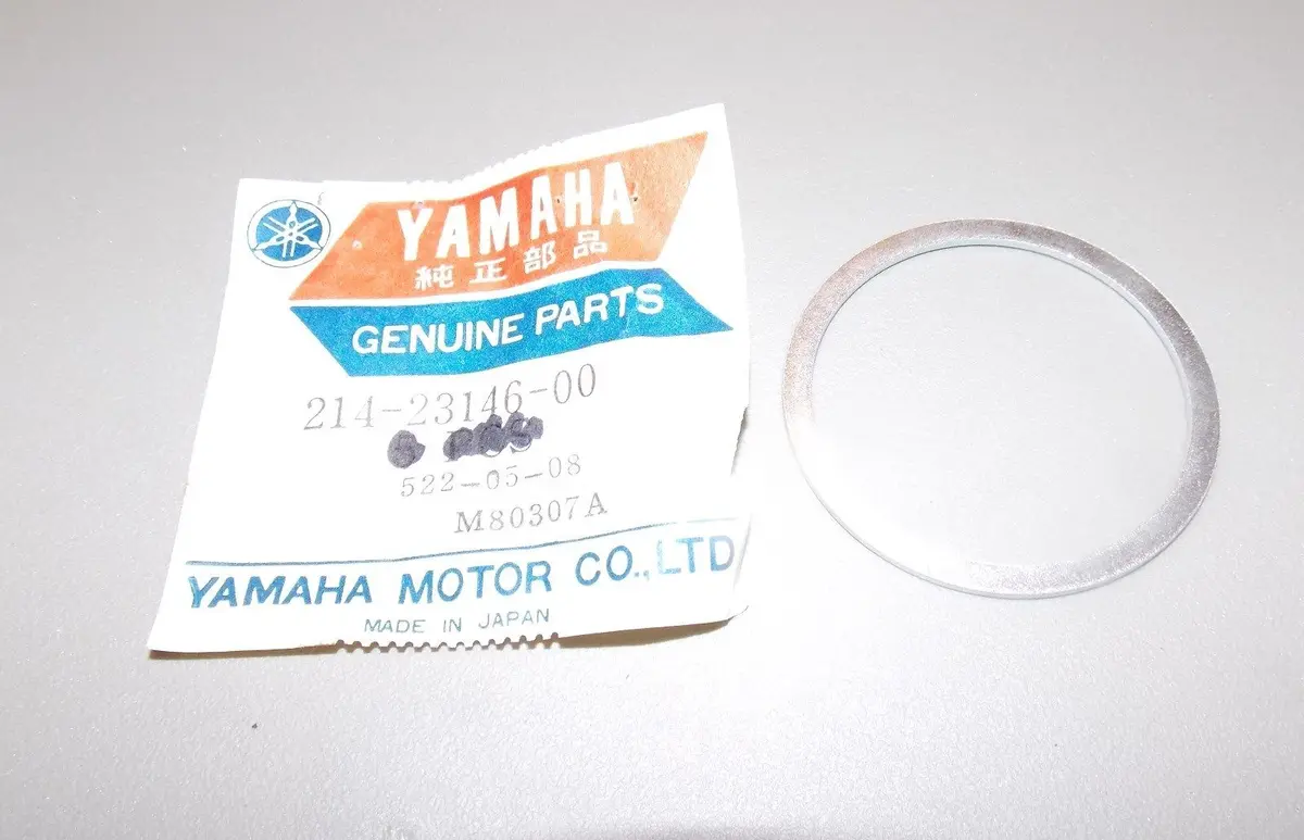 Nos Yamaha 1969 1970 Front Fork Piston Ring Dt1 Rt1  275-23157-60 1