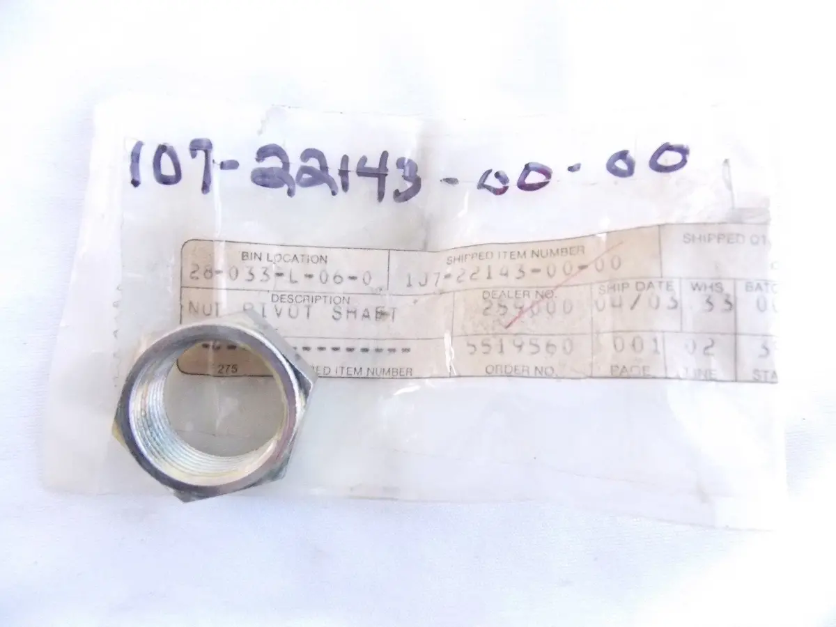 Nos Yamaha 1995 Nut Yfm400 107-22143-00 1