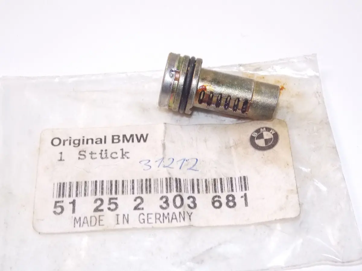 Nos Bmw Motorcycle Cylinder Lock Latch Luggage Suitecase 51252303681 Code 31212 1