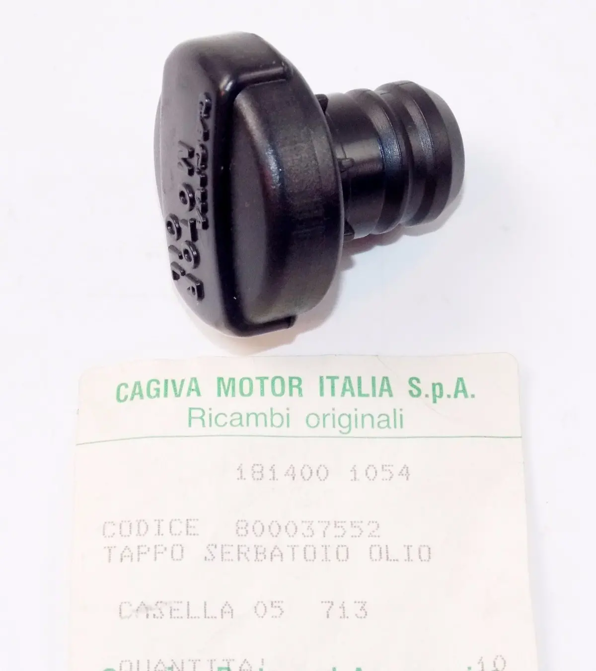 Nos Oem Cagiva 89 125 Blues 93-96 Roadster 125/521 Oil Tank Plug Cap 800037552 1