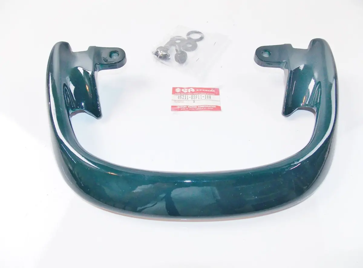 Nos Oem Suzuki 98-03 Gsx600/750F Green Handle Pillion Rider # 46211-03F11-1Uh 2