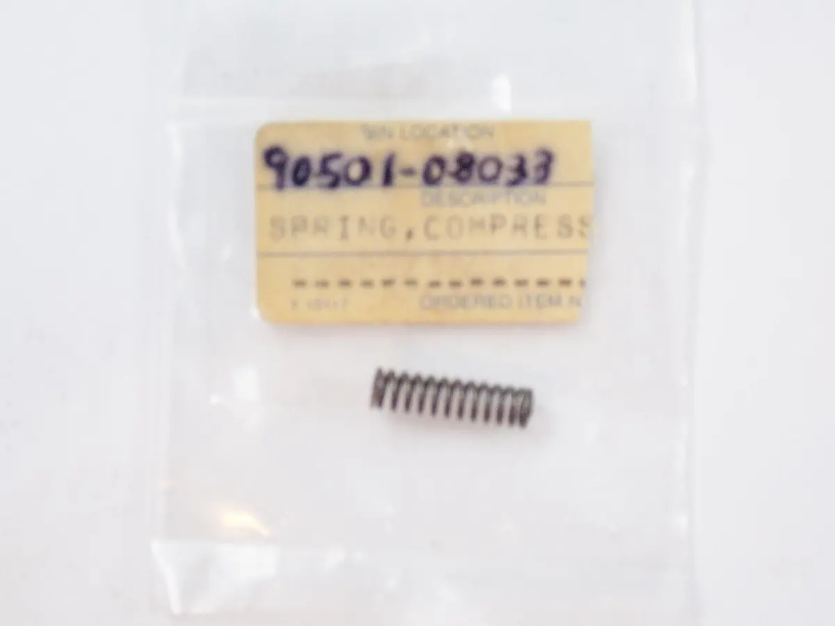 Nos Oem Yamaha 1962 1963 1964 Compression Spring Mj2  90501-08033 1