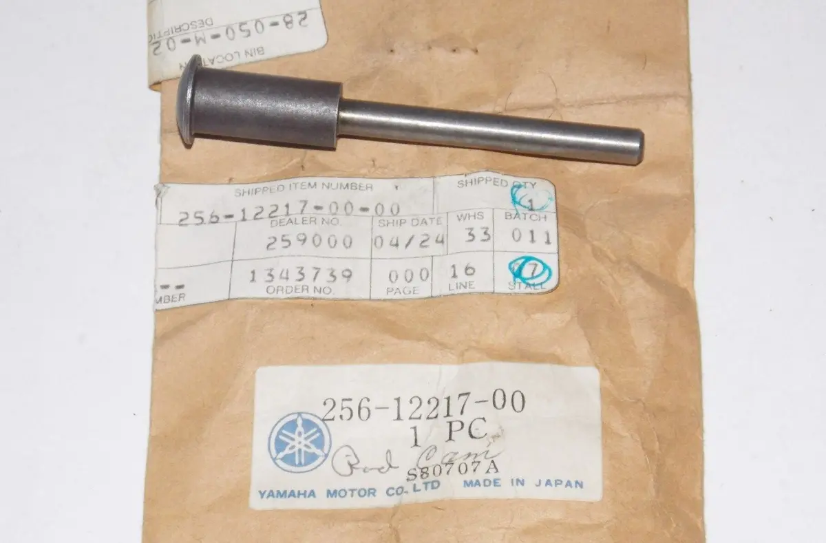 Nos Oem Honda 1970 1971 1972 1973 Chain Tensioner Rod Xs1/2 Tx650  256-12217-00 1