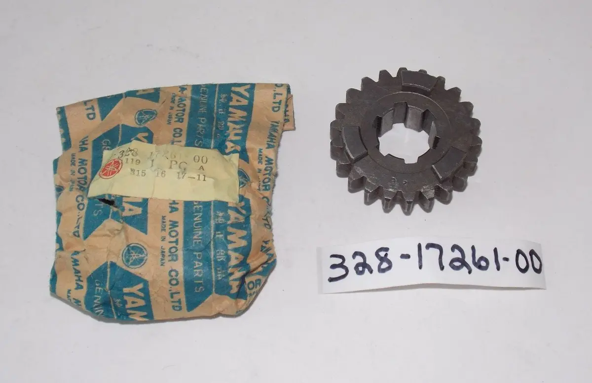 Nos Oem Yamaha 1972-74 1976-80 6Th Wheel Gear Td3 Tr3 Tz250/350  328-17261-00 1