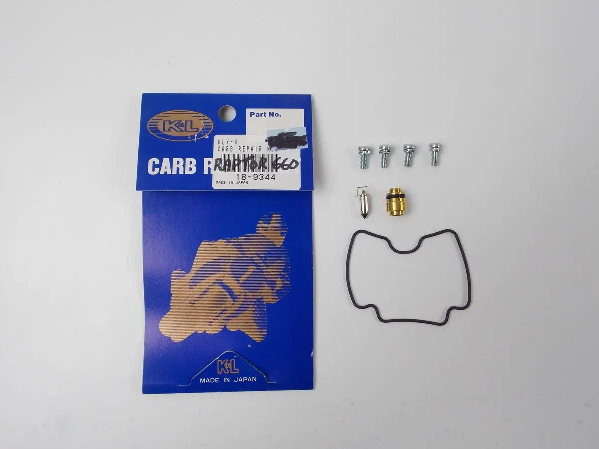 Nos K&L Yamaha 2001-2006 Yfm660r Raptor 660R Atv Carburetor Repair Kit 18-9344 2