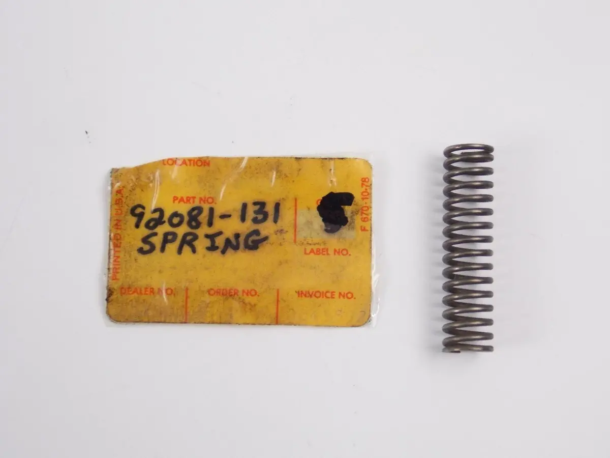Nos Oem Kawasaki 1974-1981 Chain Tensioner Spring Kz400/200 Kl250  92081-131 1