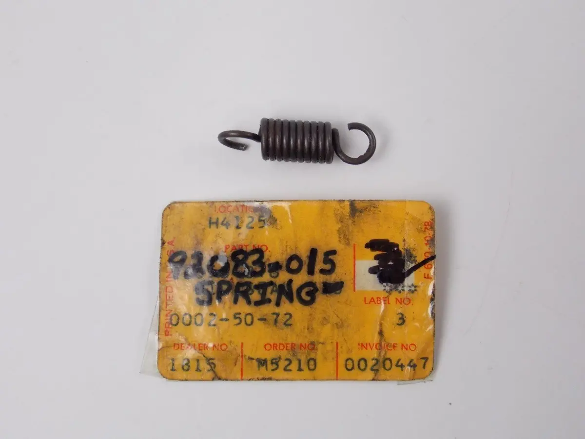 Nos Oem Kawasaki 1970-1977 Change Drum Lever Spring G3/4/5 Ke100 92083-015 1