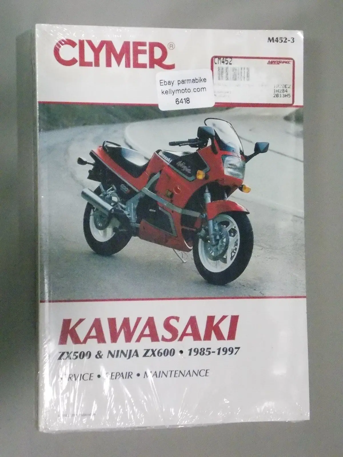 Clymer Manual #M452-3 Kawasaki Zx500 & Ninja Zx600  1985-1997 1