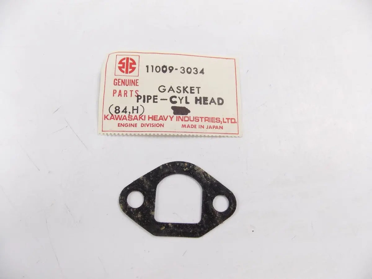 Nos Oem Kawasaki Cylinder Head Pipe Gasket  J1   11009-3034 1