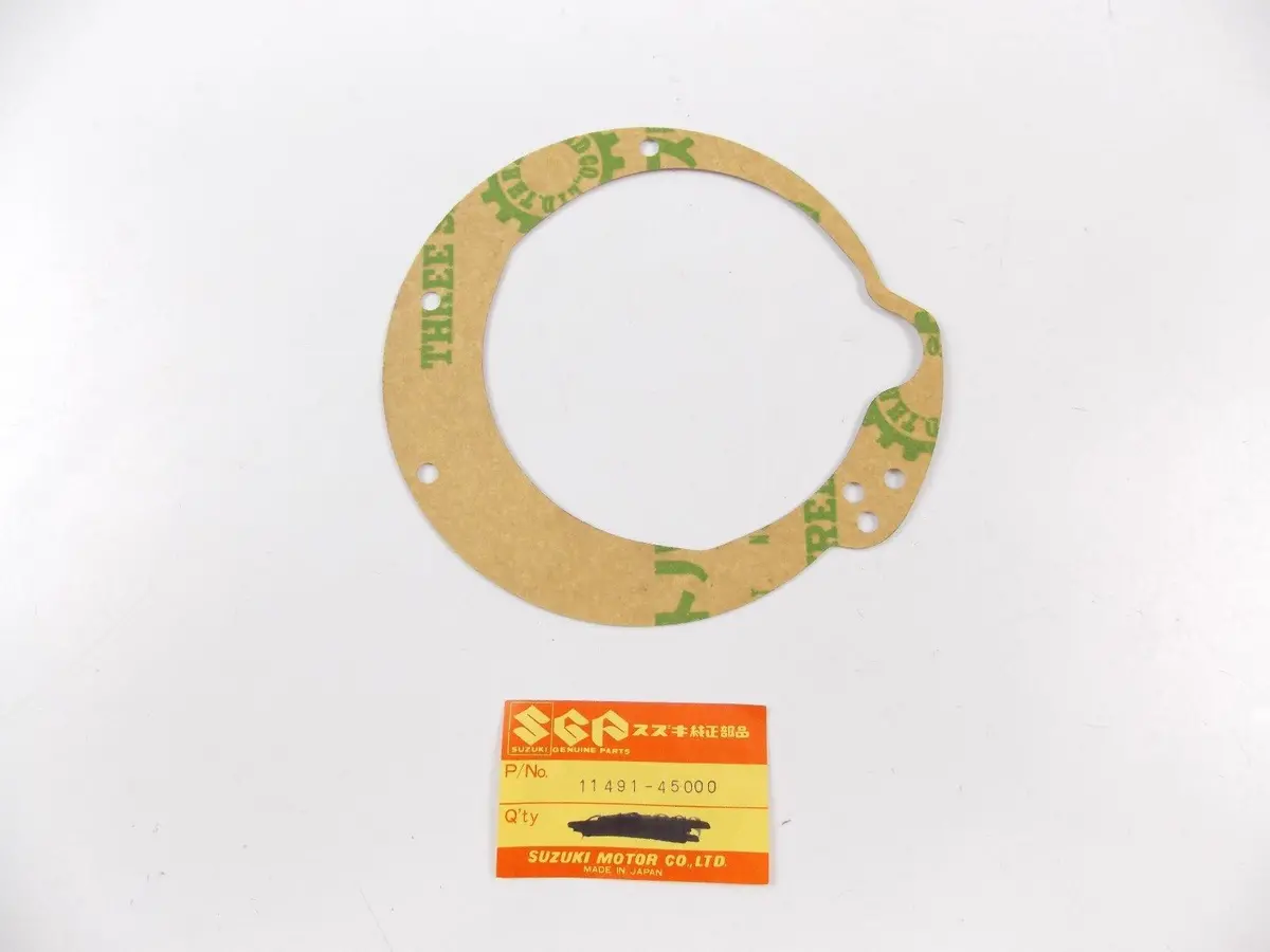Nos Oem 1977-1983 Suzuki Crankcase Rh Cover Gasket Gs750/850/1000+  11491-45000 1