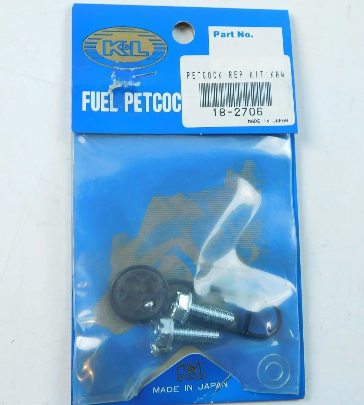 18-2706 Fuel Petcock Repair Rebuild Kit Gas Tank Fuel Valve Kawasaki Kd Gpz Ltd 1